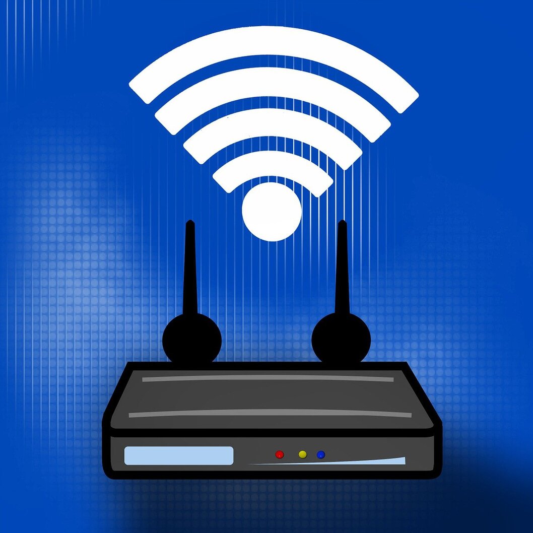 Router Wi-Fi e dispositivi collegati in rete domestica
